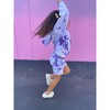 Tie-Dye French Terry Sweat Shorts, Purple - Shorts - 5