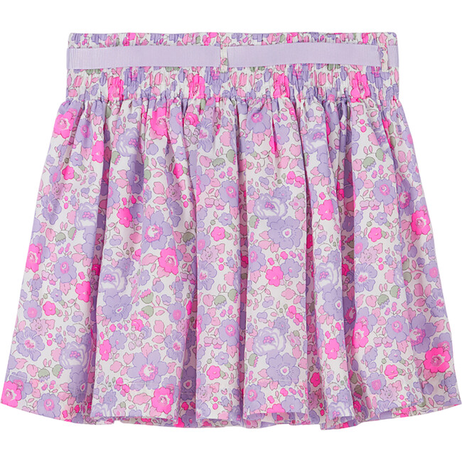 Liberty Print Betsy Ribbon Skirt, Lilac Betsy - Skirts - 2