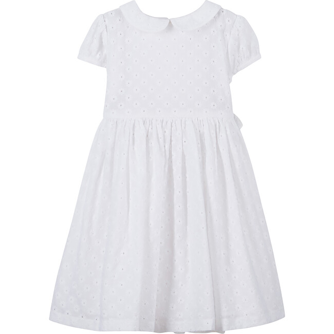 Margot Broderie Dress, White