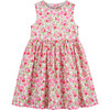 Adelina Petit Rose Ric Rac Dress, Red Rose - Dresses - 1 - thumbnail