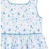 Ellie Boat Dress, White & Blue - Dresses - 3