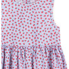 Adelina Strawberry Ric Rac Dress, Blue Strawberry - Dresses - 3