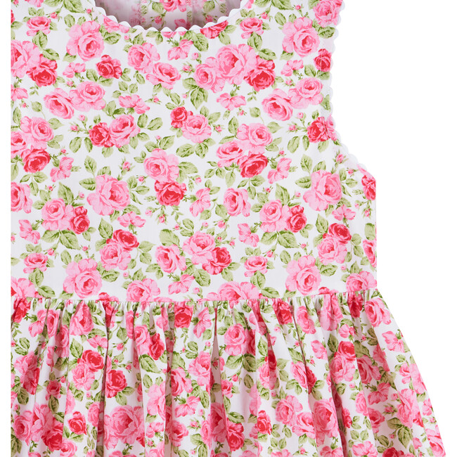 Adelina Petit Rose Ric Rac Dress, Red Rose - Dresses - 2