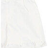 Frilly Twill Shorts, White - Shorts - 3