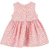 Little Adelina Strawberry Ric Rac Dress, Pink Strawberry - Dresses - 2
