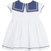 Little Philippa Sailor Dress, White - Dresses - 2