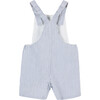 Little Alexander Sailboat Bib Shorts, Navy Stripe - Rompers - 2