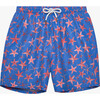 Mens Starfish Swimshort, Navy - Swim Trunks - 1 - thumbnail