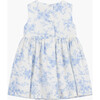 Little Maeva Bow Dress, Pale Blue Floral - Dresses - 2