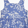 Adelina Butterfly Cross Back Dress, Cornflower Blue - Dresses - 3