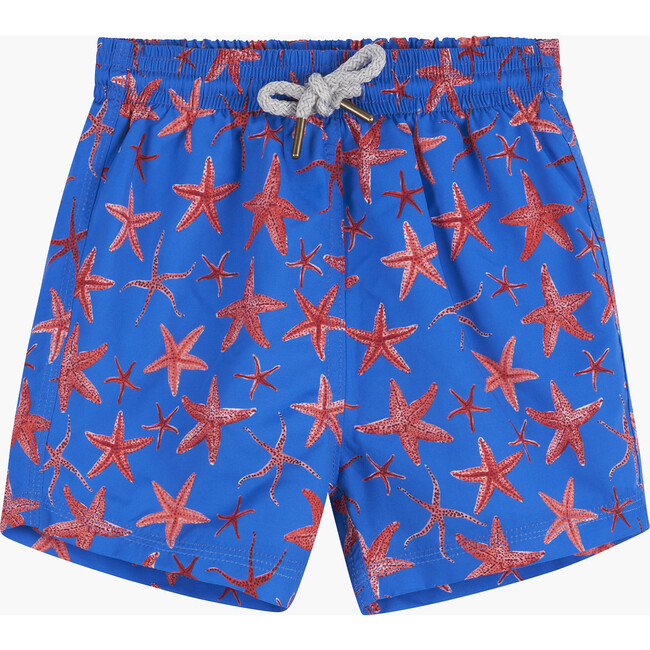 Starfish Swimshort, Blue - Swim Trunks - 1