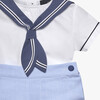 Little Edward Sailor Set, Pale Blue - Mixed Apparel Set - 3