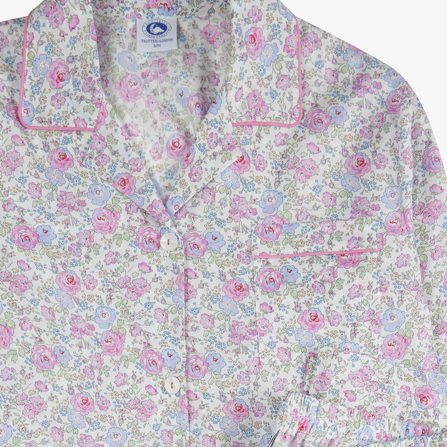 Mommy Felicitie Liberty Print Pajamas, Pink Floral - Pajamas - 2