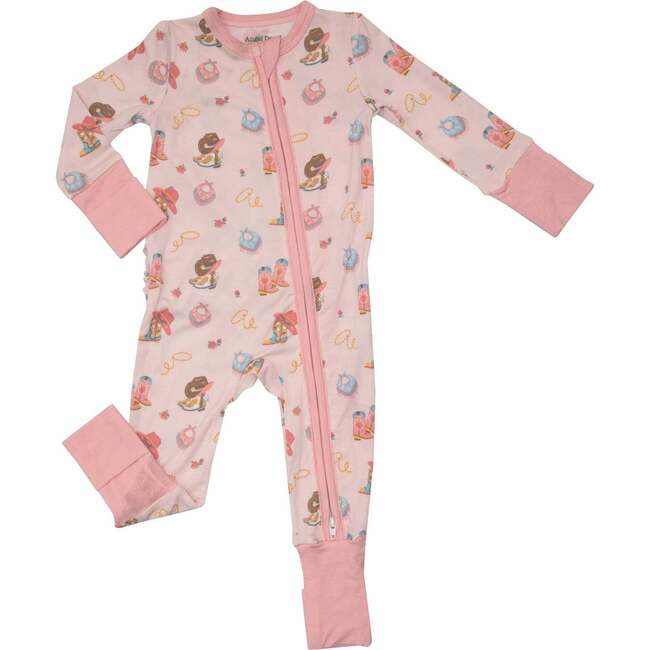 Cowgirl Boots 2-Way Ruffle Back Zipper Romper - Rompers - 1
