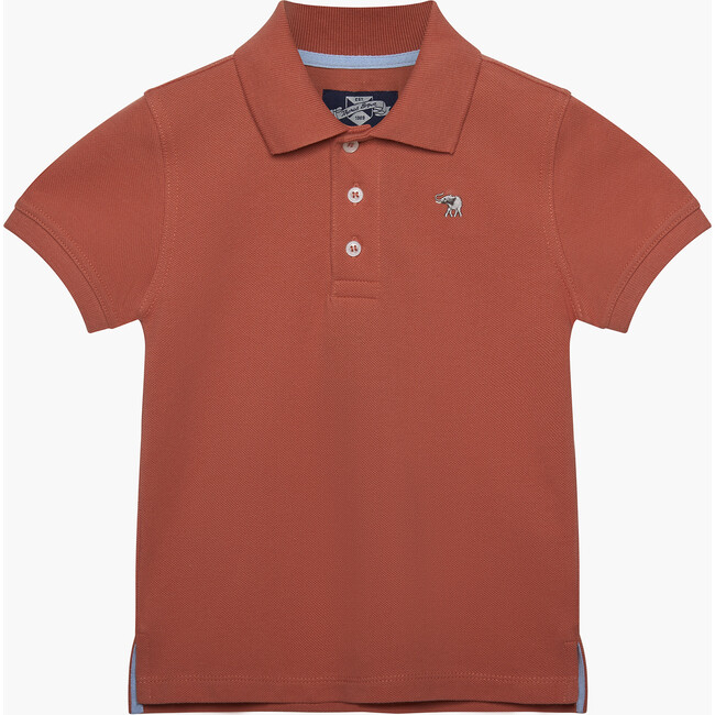 Harry Pique Polo Shirt, Orange
