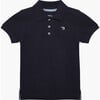 Harry Pique Polo Shirt, Navy - Polo Shirts - 1 - thumbnail