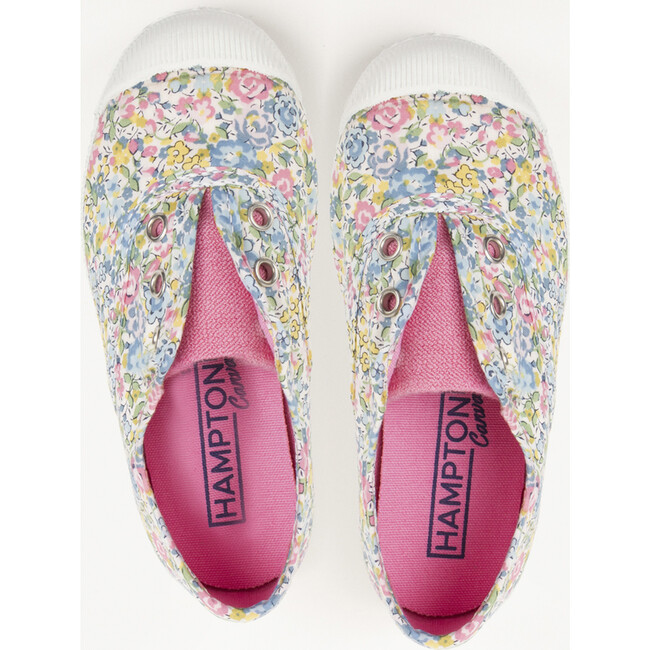 Liberty Print Plum Canvas Shoe, Emma & Georgina