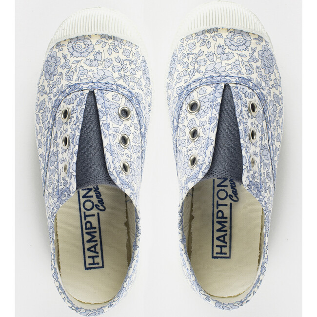 Liberty Print Plum Canvas Shoe, Danjo Coast - Sneakers - 2