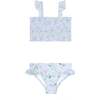 Bay Floral Smocked Bikini, Lavender - Two Pieces - 1 - thumbnail