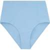 Women's Peri High Waisted Bikini Bottom, Blue - Two Pieces - 1 - thumbnail