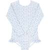 Briland Botanic Rashguard One-Piece, Blue - One Pieces - 1 - thumbnail