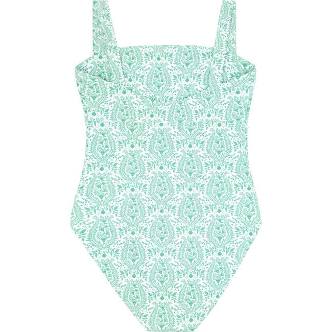 Women's Abaco Paisley One-Piece, Green - One Pieces - 2