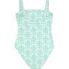 Women's Abaco Paisley One-Piece, Green - One Pieces - 2 - thumbnail