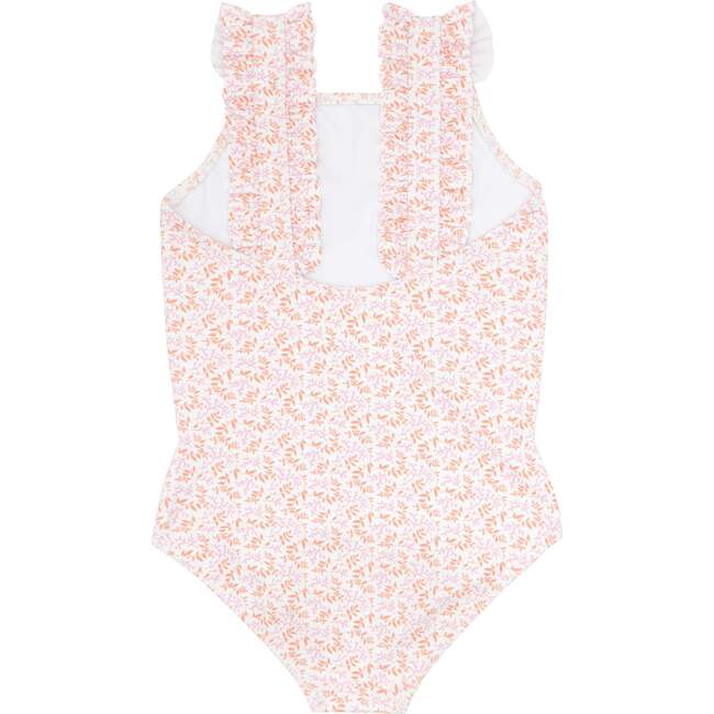 Calypso Botanic Ruffle Strap One-Piece, Coral - One Pieces - 4