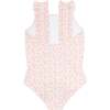 Calypso Botanic Ruffle Strap One-Piece, Coral - One Pieces - 4