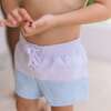 Bay Colorblock Boardie, Lavender - Swim Trunks - 3