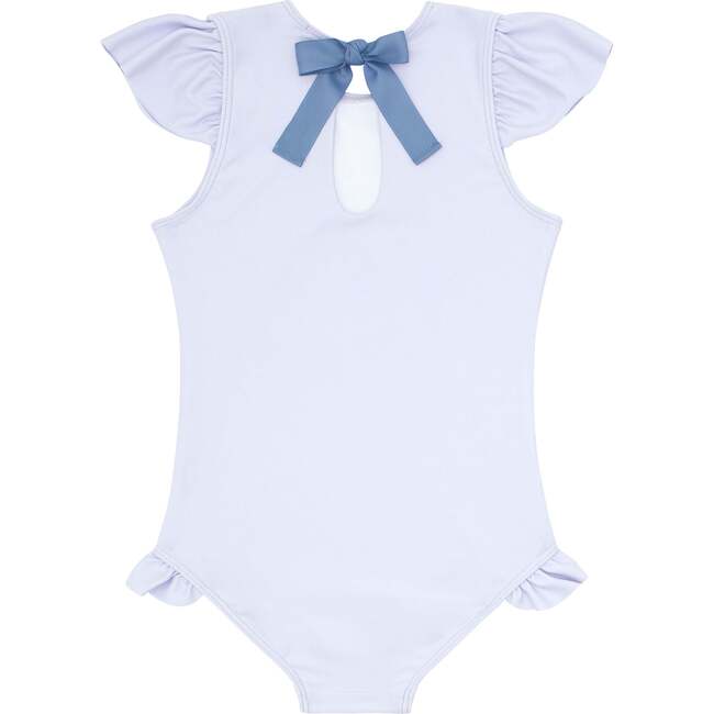 Bay Cap Sleeve Rashguard One-Piece, Lavender - One Pieces - 2