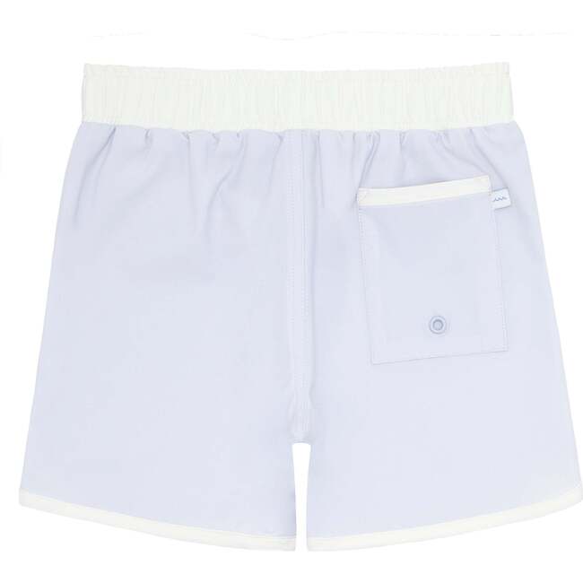 Bay Enamel Snap Boardshort, Lavender - Swim Trunks - 4