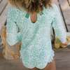 Abaco Paisley Rashguard One-Piece, Green - One Pieces - 3