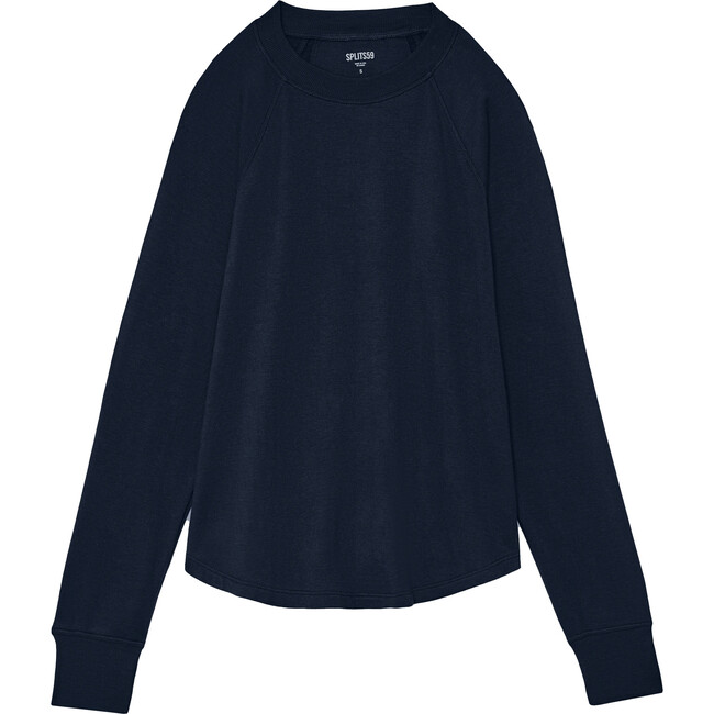 Warm-Up Fleece Sweatshirt, Indigo