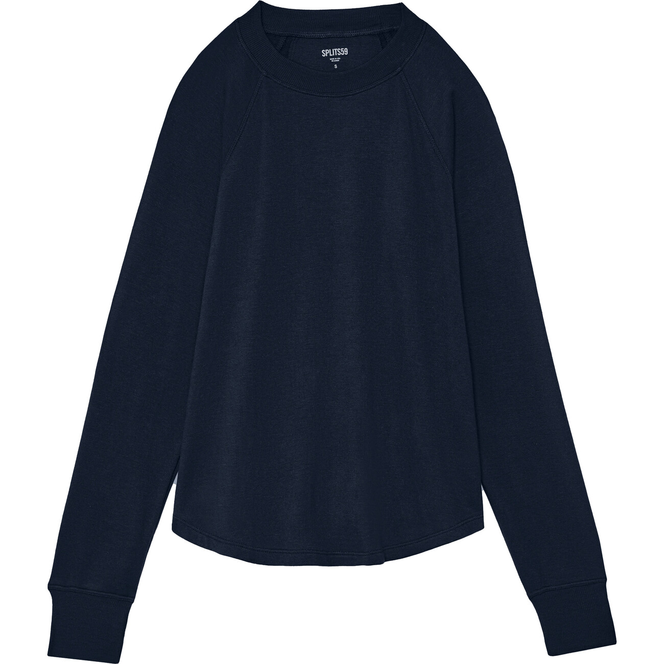 Warm-Up Fleece Sweatshirt, Indigo SPLITS59 Tops Maisonette