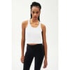 Ashby Rib Crop, White - Tank Tops - 4