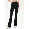 Raquel Fleece Flare Sweatpants, Black - Sweatpants - 4