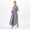 Women's French Terry Robe, Gym Grey - Robes - 2