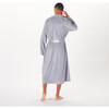Women's French Terry Robe, Gym Grey - Robes - 3