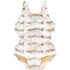 Girls Keller Suit, Pink Rainbow Trout - One Pieces - 1 - thumbnail