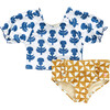 Girls Lexi Tankini, Indigo Cornflower - Two Pieces - 1 - thumbnail