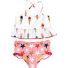Girls Joy Tankini, Ice Cream - Two Pieces - 1 - thumbnail
