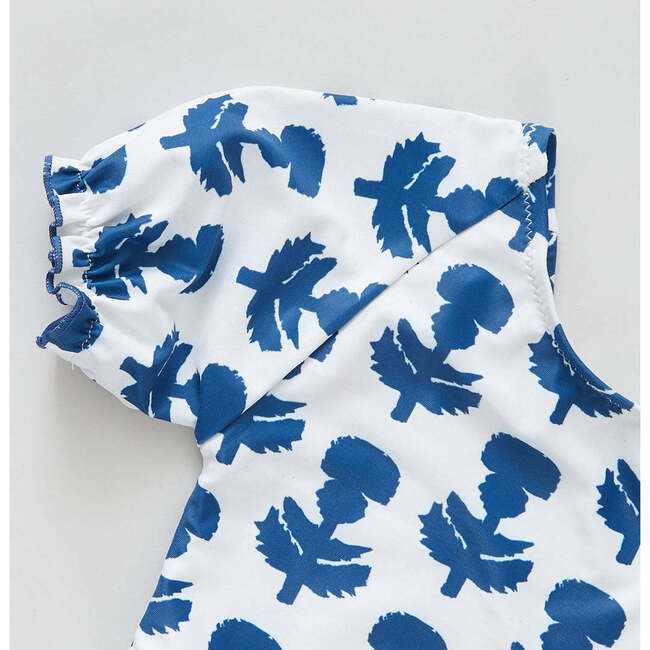 Girls Lexi Tankini, Indigo Cornflower - Two Pieces - 2