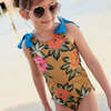Girls Shelly Suit, Hawaiian Floral - One Pieces - 2