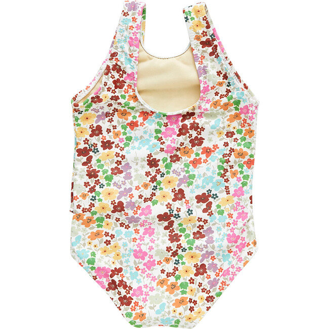 Girls Jaymes Suit, Multi Ditsy Floral - One Pieces - 4