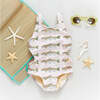 Girls Keller Suit, Pink Rainbow Trout - One Pieces - 4