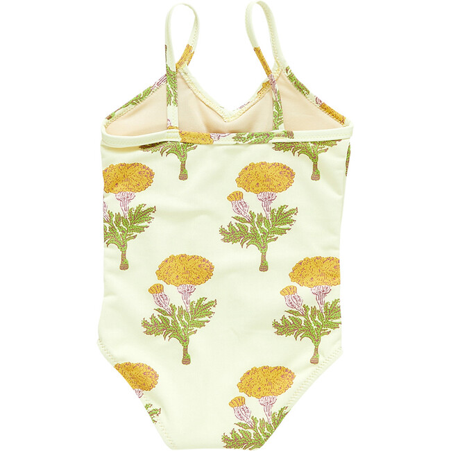 Girls Effie Suit, Yellow Marigold - One Pieces - 4