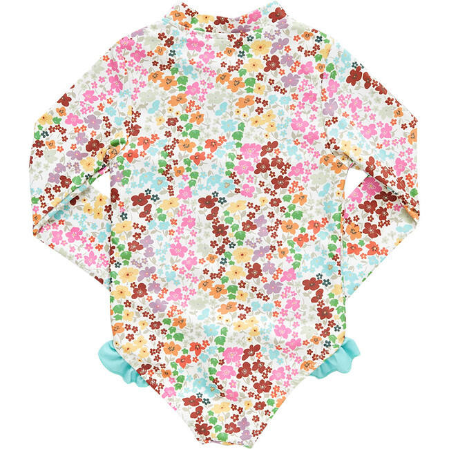 Girls Arden Suit, Multi Ditsy Floral - One Pieces - 4