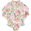 Girls Arden Suit, Multi Ditsy Floral - One Pieces - 4