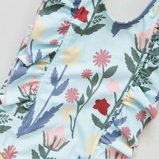 Girls Katniss Suit, Paper Floral - One Pieces - 4
